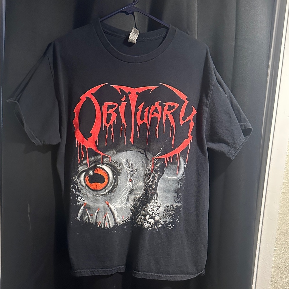 Obituary Metal Black Graphic T-Shirt